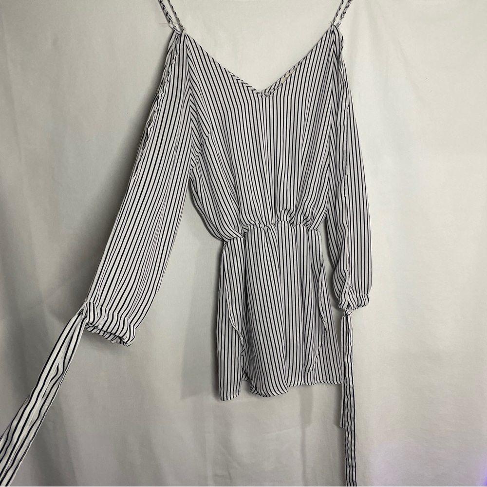 REBELLION medium striped romper